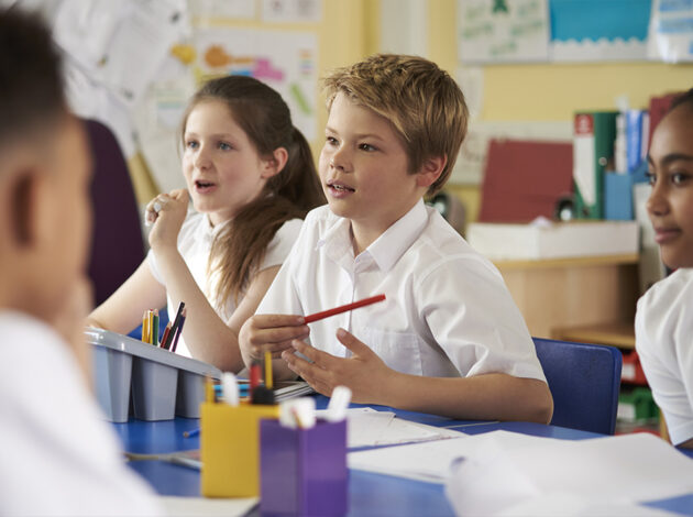 Photo of pupils in school